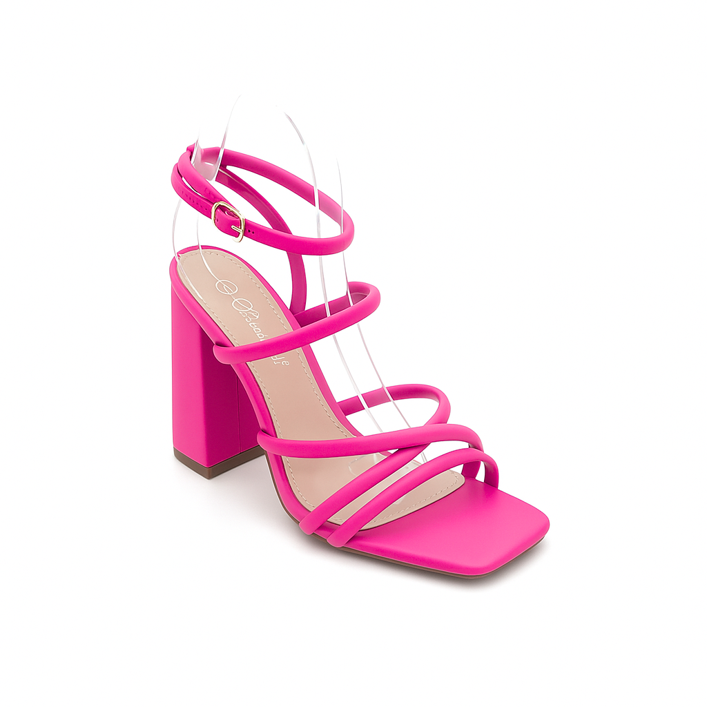 Pink High Heel Sandalette