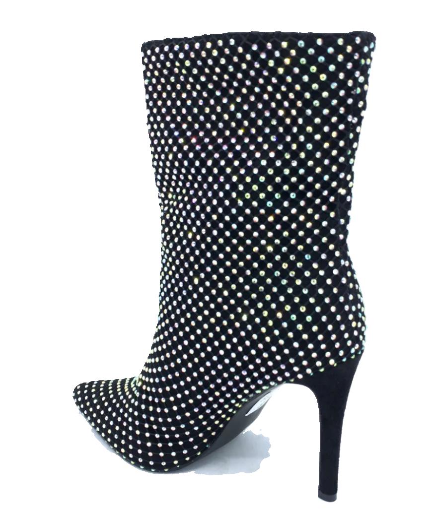 Stiefeletten mit Strassdetails
