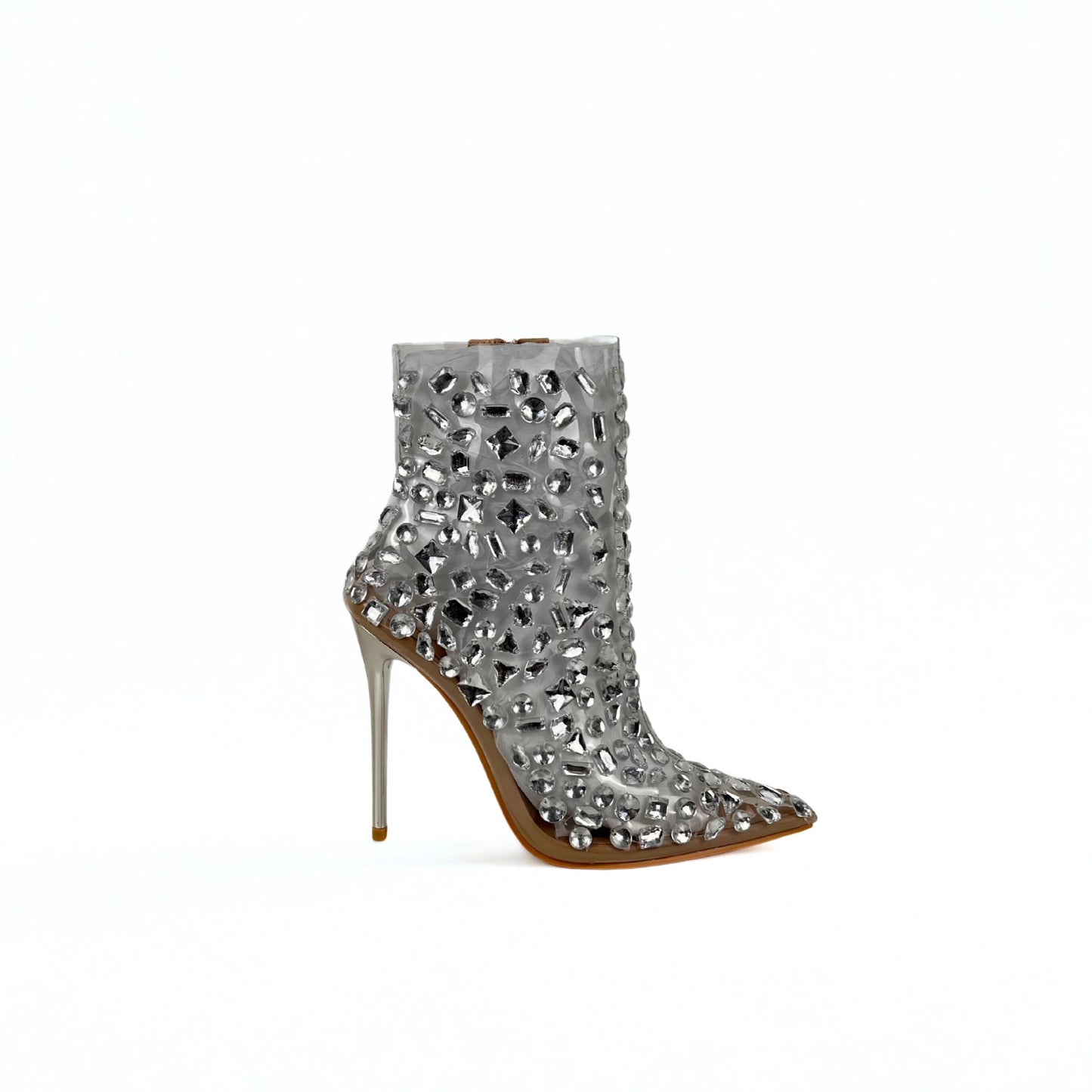 Transparente Stiefeletten