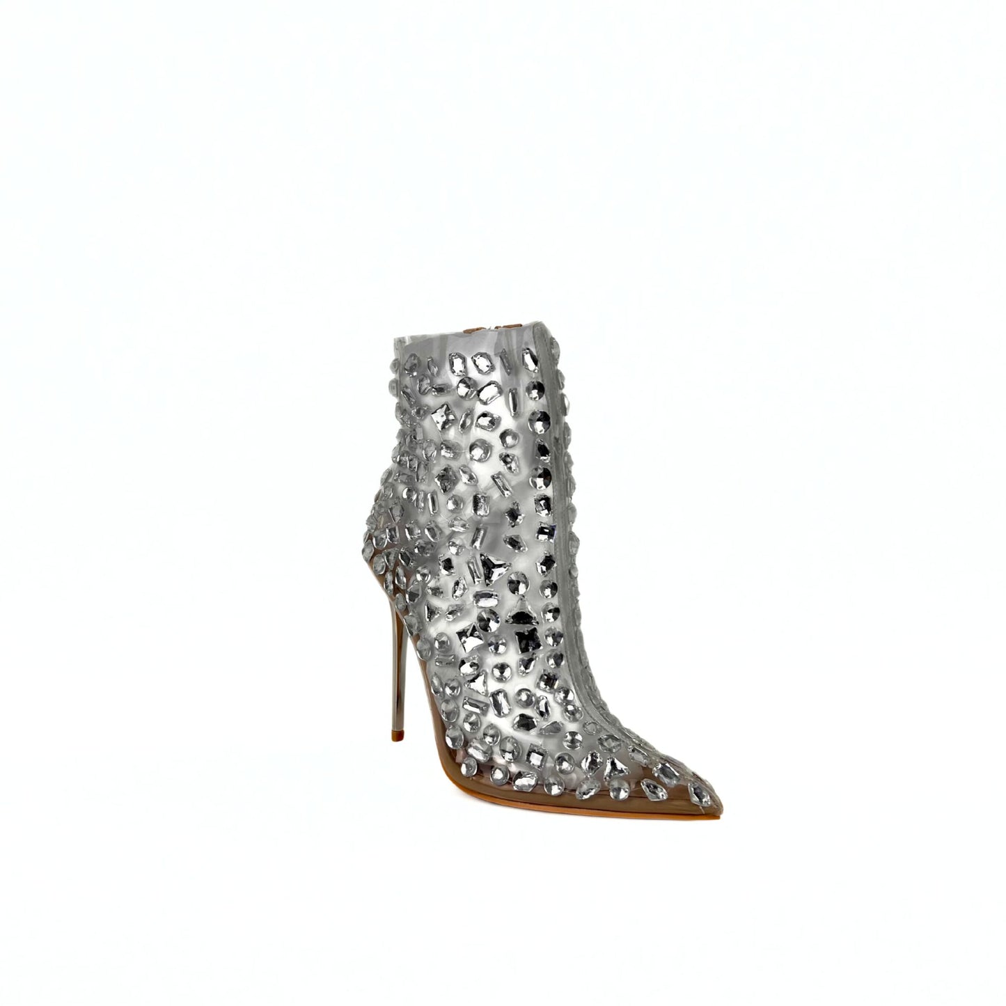 Transparente Stiefeletten