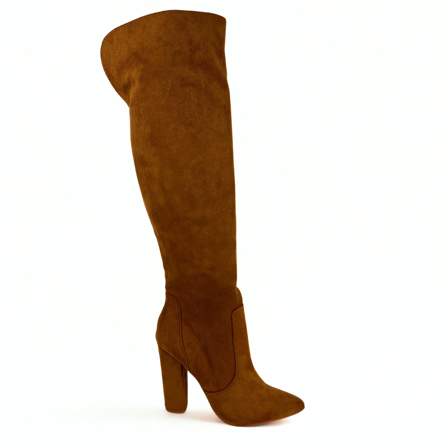 Overknee-Stiefel in Camel
