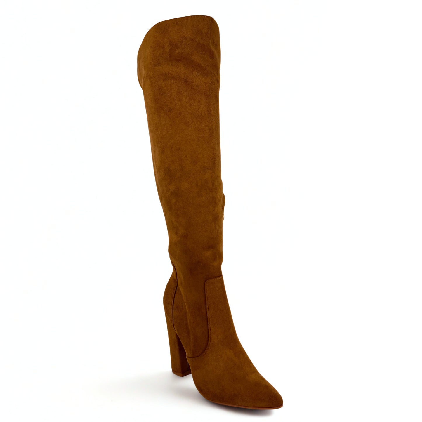 Overknee-Stiefel in Camel