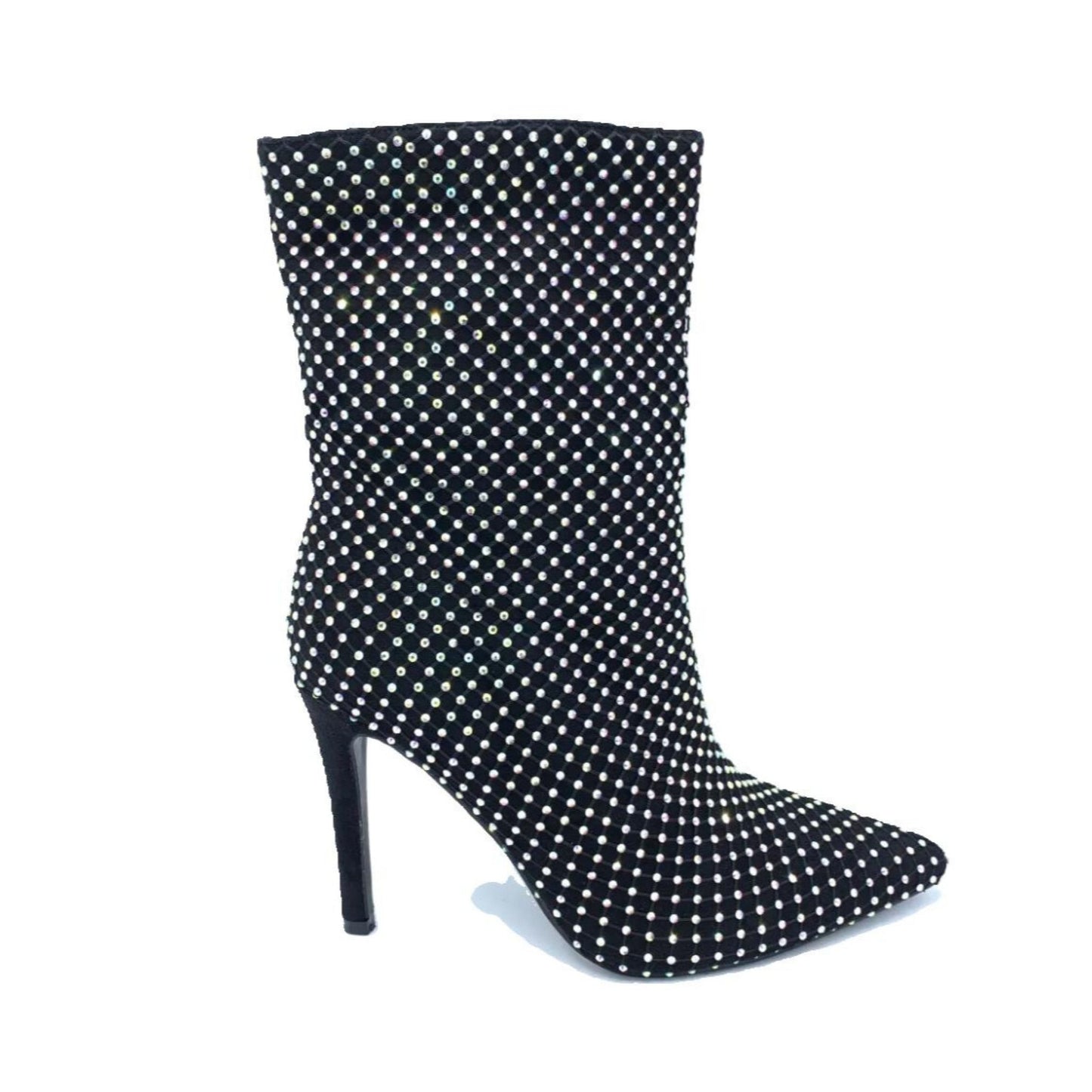 Stiefeletten mit Strassdetails